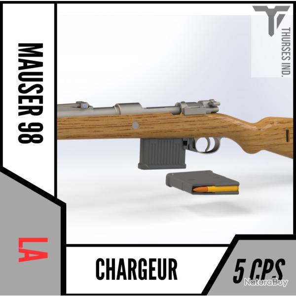 chargeur MAUSER 98 K 98/ G 98 / 5 coups Thurses Industries