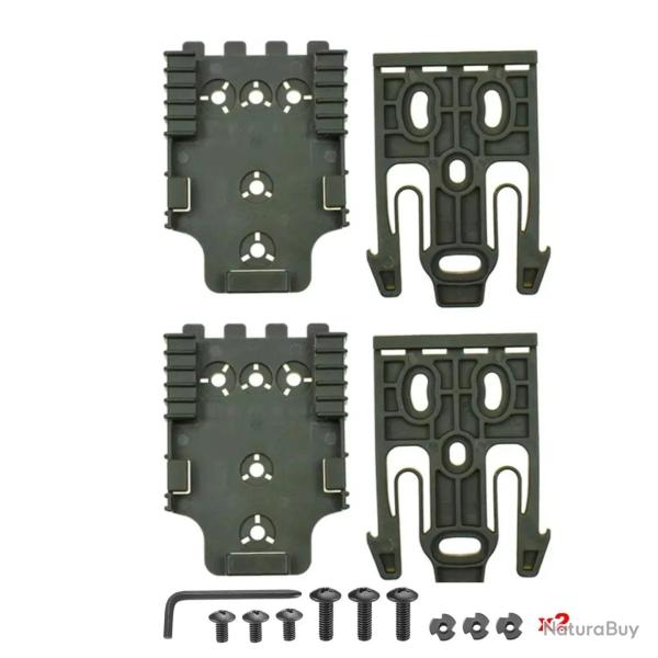 Kit verrouillage QLS 1/2/5 Glock 17/19 Beretta M92 - 2PCS - Vert arm�e