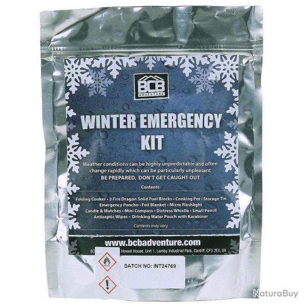 Pack de survie d'urgence hiver BCB Winter Emergency Kit