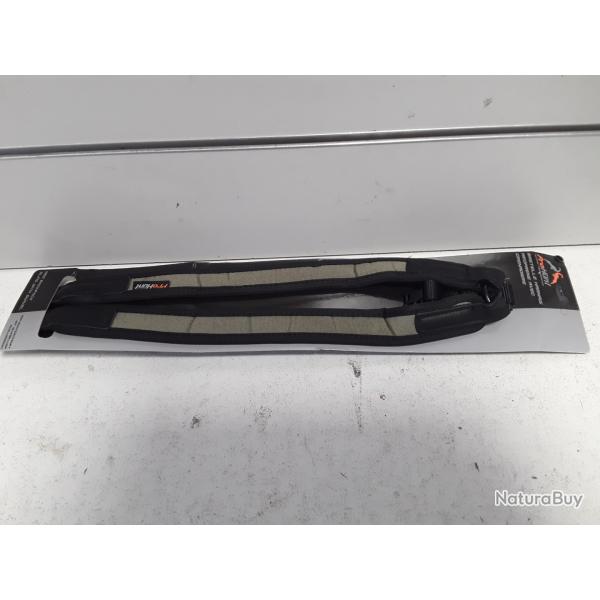 Bretelle harnais Prohunt neoprene kaki avec grenadiere