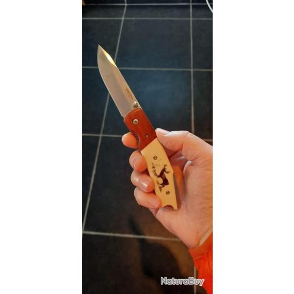 JKR 0335 Couteau pliant - motif cerf