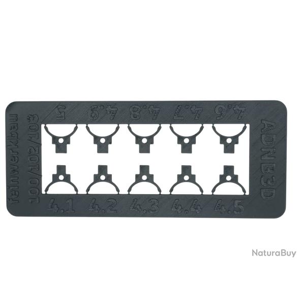 lot de guidons pour pistolet FEINWERKBAU 4.1mm  5mm pour modle 65,80,90,Mod.2,100,102,103,C5,C10..