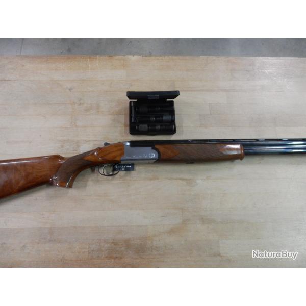 FUSIL SUPERPOSE SPORTING RIZZINI LEONESSA LS101 CAL.12/76 + CHOKES TRES BON ETAT OCCASION
