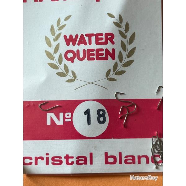 100 Hameon n 18 palette ref cristal blanc  droit simple peche coup water queen