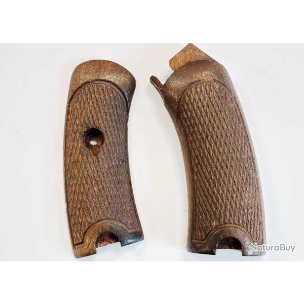 PAIRE DE PLAQUETTES REVOLVER MAS 1892 Trs bon