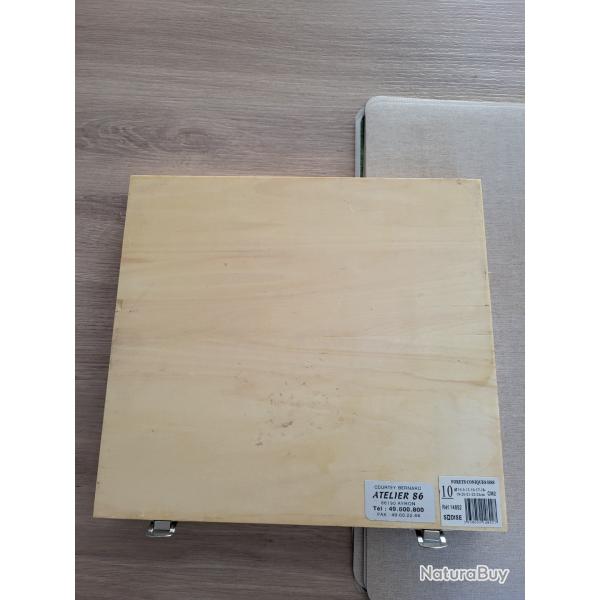 COFFRET 10 forets HSS CM2 de la taille 14.5 jusqu' 23 mm