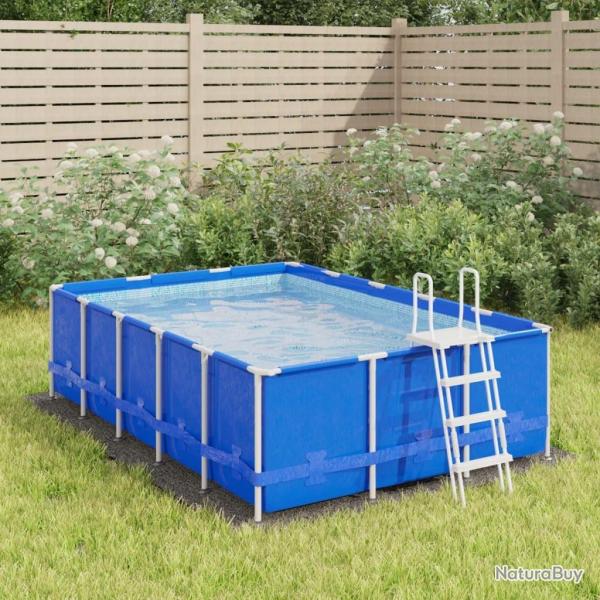 B�che de piscine gris clair 300x220 cm g�otextile polyester