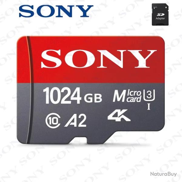 Carte M�moire Micro sd Sony 1024gb + adaptateur Micro SD
