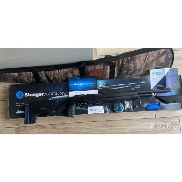 Carabine PCP Stoeger Airgun XM1 .22 - 5.5  19,9 j + Housse, accessoires, plombs.
