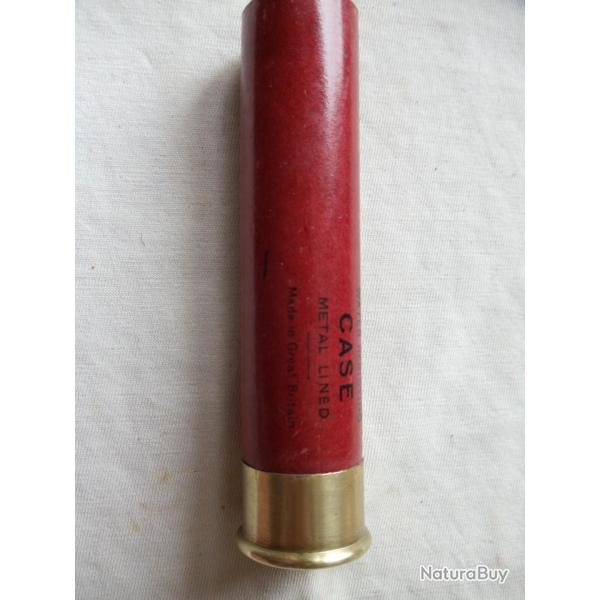 Superbe douille carton ELEY en calibre 8.