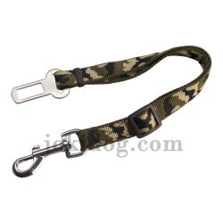 Laisse nylon Camo de s&eacute;curit&eacute;-auto VERT M : 20 mm