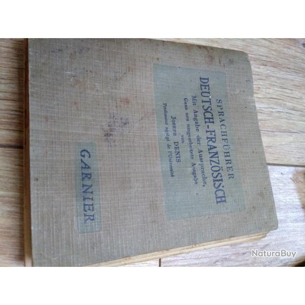 Guide de conversation poque WW2, dat 1940 - "SPRACHFHRER"