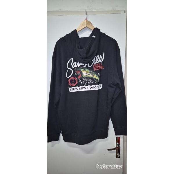 GILET Zip SALTY CREW noir Taille L