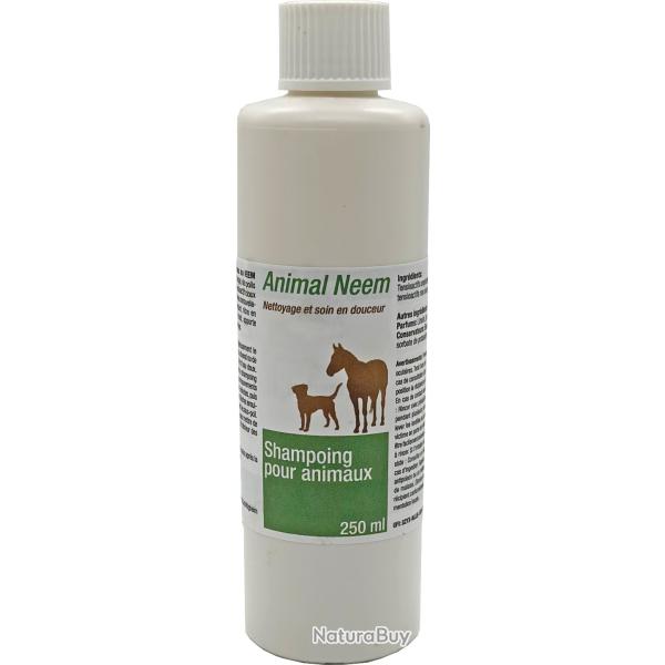 Shampoing hydratant et insectifuge chien & cheval - huile de Neem 500 ml