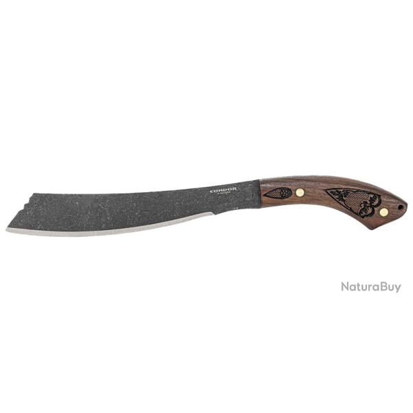 Machette Condor Carlotus - Lame 251mm - Manche Noyer - Etui cuir