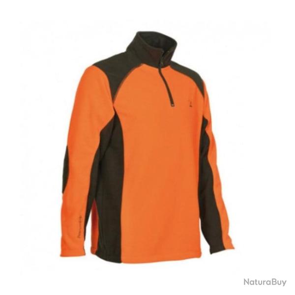 POLO POLAIRE percussion ORANGE vert