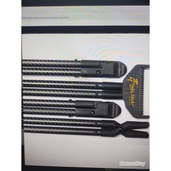 Stable stick canne bush essentiel carbone noire