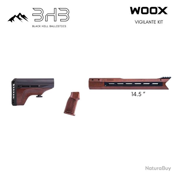Kit AR-15 VIGILANTE - WOOX - WALNUT - 14.5"