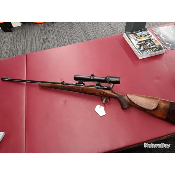 Carabine humbert mod�le 98 cal 375 HH + lunette swarovski+ 60 balles + mallette