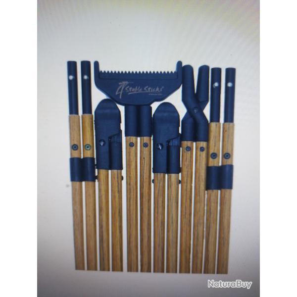 Stable stick canne ultimate carbon bois