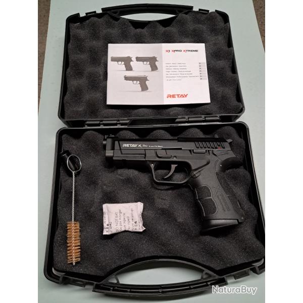 RETAY XPRO / 0 TIR  + MUN 50U + CHARGEUR  14 Cps + EMBOUT LANCE FUSEE / SLUG