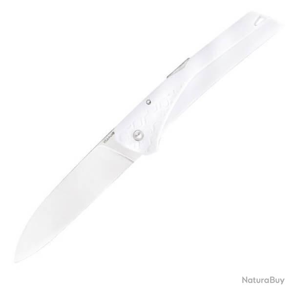 Couteau pliant Florinox "Kiana" manche blanc motif "origine"