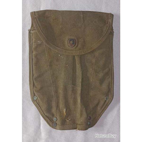 Porte pelle pliante US 43 vert OD 2�me type WW2