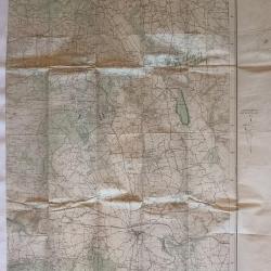 Carte type IGN Camp de COETQUIDAN WW2