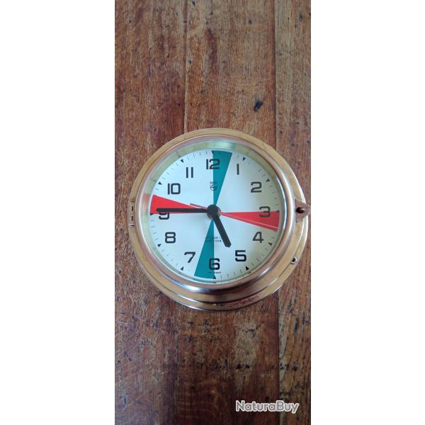 Horloge de Marine navire ancienne Philips quartz