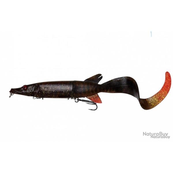 Leurre Souple Savage Gear 3D Hybrid Pike 17cm Slow Sinking motoroil