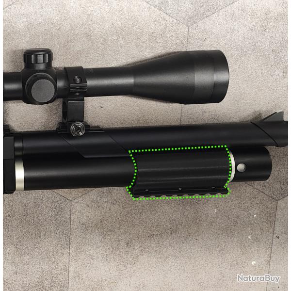 support picatinny pour pp750, parfait pour bipod, point rouge ou lampe tactique