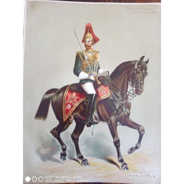 45 chromolithographies - �tudes de types militaires - ca 1888 A. Legras �diteur - 39,5 x 27 cm