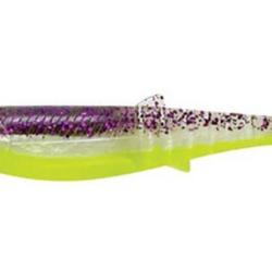 Leurre Souple Savage Gear Cannibal Shad - 10Cm - Par 5 purple glitter bomb