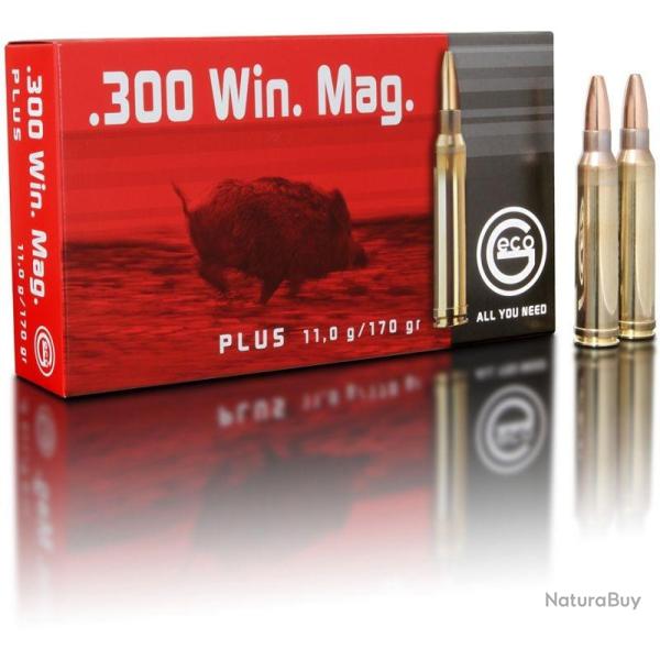 Munitions Geco Plus 300 Win Mag , 170 gr/11 g