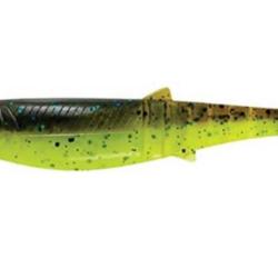 Leurre Souple Savage Gear Cannibal Shad - 12.5Cm - Par 4 chartreuse pumpkin