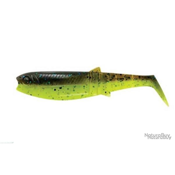 Leurre Souple Savage Gear Cannibal Shad - 12.5Cm - Par 4 chartreuse pumpkin