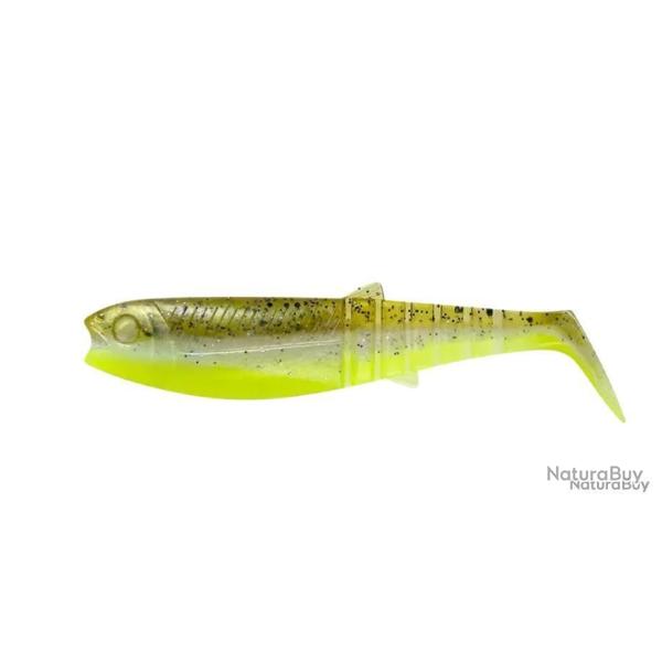 Leurre Souple Savage Gear Cannibal Shad - 8Cm - Par 5 Green pearl yellow