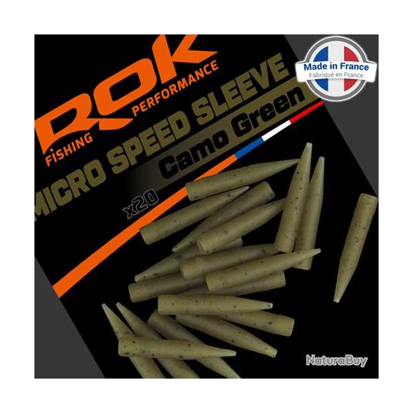 Anti Tangle ROK Micro Speed Sleeve Camo Green (par 20)