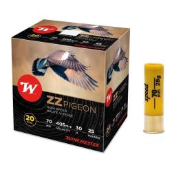Cartouches WINCHESTER ZZ CALIBRE 20/70 n&deg;7-1/2 30GR x25