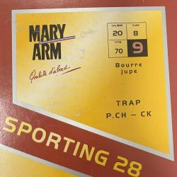 Cartouches MARY ARM SPORTING 28 calibre 20/70 28g n&deg;9 x25