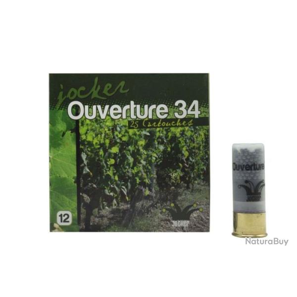Ouverture 34 C/12/70/16 - Bourre grasse CARTOUCHE JOCKER BOITE DE 25