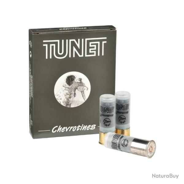CARTOUCHE TUNET , CHEVROTINE 12 GRAINS.Lot de 30 cartouches.