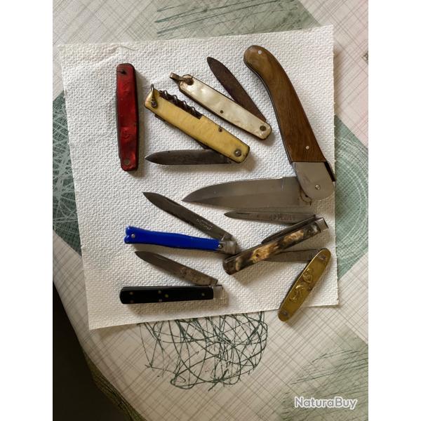 Lot de couteau ancien