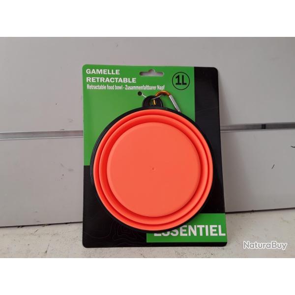 Gamelle  r�tractable 1L pour chien ou chat