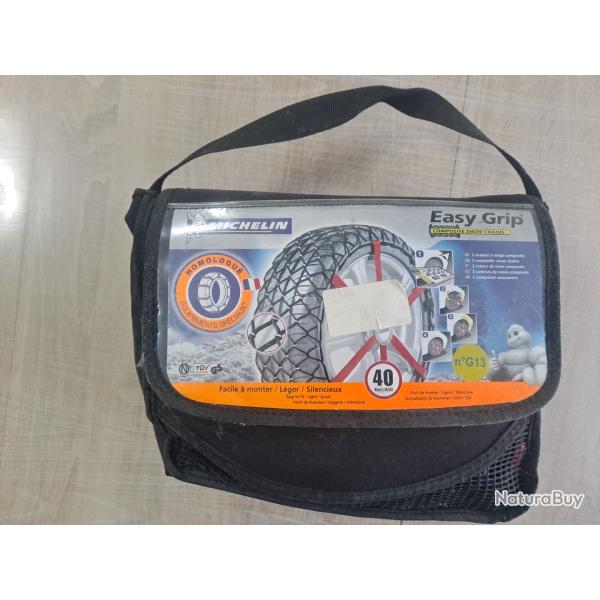 Cha�ne � neige synth�tique easy grip g13 comme neuf 165/70 14 et 185/60 14 pour kangoo