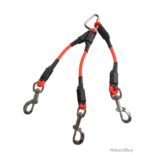 TRIPLEUR MULTIFONCTIONNEL AVEC ANNEAU + TROIS RALLONGES  pour chien