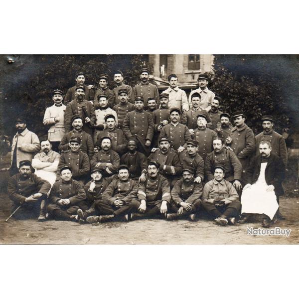 CPA Carte Photo Groupe de Militaires  N�1581