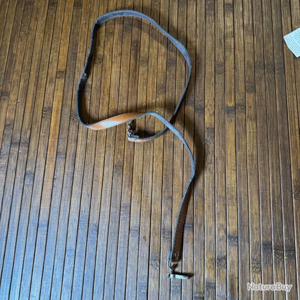 SANGLE - BRETELLE EN CUIR POUR FUSIL ET CARABINE OCCASION