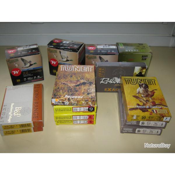 cartouches calibre 20