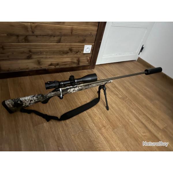 Carabine Tikka T3x lite 300wsm + Swarovski Z8i 2.5x18x56 + silencieux hausken et bipied Tikka carbon